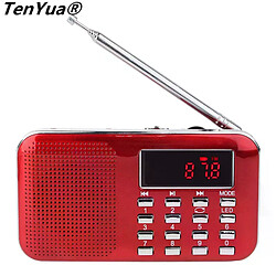 Mini haut-parleur radio FM/AM L-218 - Noir