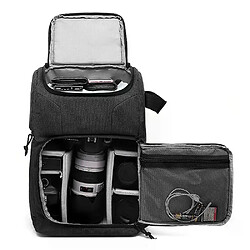 Sac à dos appareil photo Nikon, Canon, Sony - Noir/Rouge/Gris