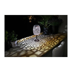 Lanterne solaire - GALIX - G2003 - Métal cuivré - LED blanche 10 lumens - H35 cm