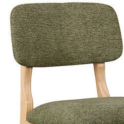 Acheter Moloo CLIFF-Tabouret de bar en bois naturel et Tissu Trendy Sauge (x2)
