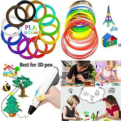 Filament pour Stylo 3D PLA 12 Couleurs