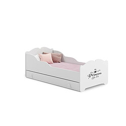 1001jouets Lit enfant Anni 140x70 - Princesse