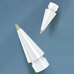 Stylet à bille pour Apple Pencil - Blanc - Noir