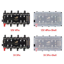 12V/4PIN 5V/3 broches PWM HUB