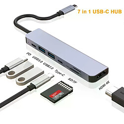 Hub USB C 7-en-1 - HDMI 4K - iPad/MacBook