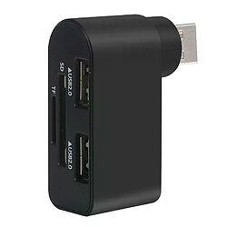 Hub Rotatif USB 2.0 2 Ports
