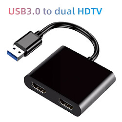 Station d'accueil USB 3.0 - Double HDMI 4K pour ordinateur portable