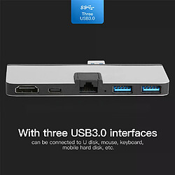 Adaptateur Portable 5 en 1 Surface Pro 7