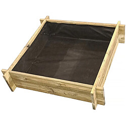 Habitat Et Jardin Carré potager en bois Aneth - 80 x 80 x 10 cm