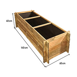 Habitat Et Jardin Carré potager bois Dhalia