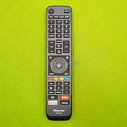 Télécommande TV Hisense EN3Y39H - Gris Télécommande TV - pour téléviseurs Hisense - compatible plusieurs modèles