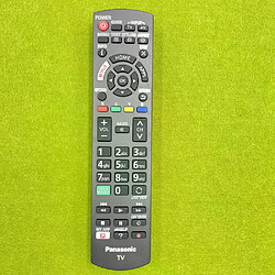 Télécommande Panasonic TV LED - Gris foncé Télécommande TV - compatible Panasonic - plus de 5 appareils