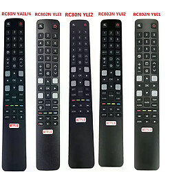 Télécommande de remplacement RC802N pour TCL et Thomas