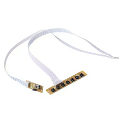 Télécommande TV IR avec clavier - Vert