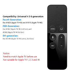 Avis Télécommande pour Apple TV Siri