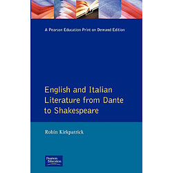 English and Italian Literature From Dante to Shakespeare