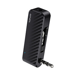 4smarts Transmetteur audio Bluetooth Double Jack 3.5mm rabattable Mode avion Noir