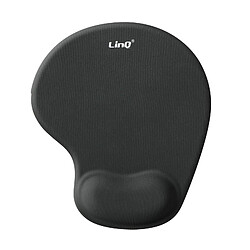 LinQ Tapis de souris ergonomique avec repose-poignet anti-fatigue Noir