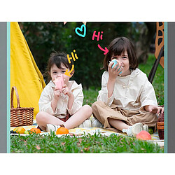 Avizar 2x Talkie-walkie Enfant avec Écran LCD Modèle Meuh-meuh Bleu / Rose pas cher