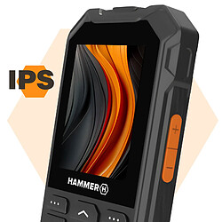 Hammer Téléphone Résistant HAMMER 6 LTE IP68 Réseau 4G Batterie 2500mAh Noir / Orange pas cher