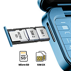 Avizar téléphone portable 4G - Bleu pas cher