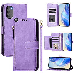 Avis Motorola Moto G71 5G Flip Étui GANGXUN - Violet