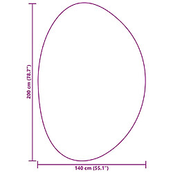 vidaXL Tapis HUARTE - Crème pas cher