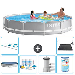 Intex Piscine ronde Prism Frame - Comprend des accessoires A1906
