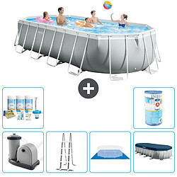 Intex Piscine ovale Prism Frame - Comprend des accessoires A2599