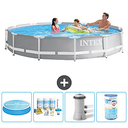 Intex Piscine ronde Prism Frame - Comprend des accessoires A1899