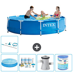 Intex Piscine à cadre ronde - Comprend des accessoires A1478