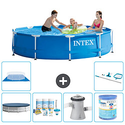 Intex Piscine à cadre ronde - Comprend des accessoires A1479