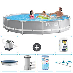 Intex Piscine ronde Prism Frame - Comprend des accessoires A1922