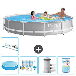 Intex Piscine ronde Prism Frame - Comprend des accessoires A1909