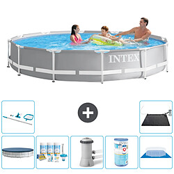 Intex Piscine ronde Prism Frame - Comprend des accessoires A1942