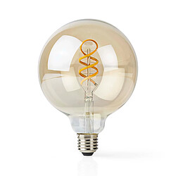 Nedis Ampoule Connectée Wi-Fi LED 4.9W 360lm E27 SmartLife Forme de Globe Blanc