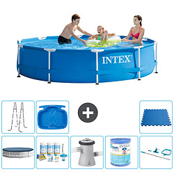 Intex Piscine à cadre ronde - Comprend des accessoires A1505