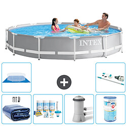 Intex Piscine ronde Prism Frame - Comprend des accessoires A1939