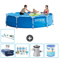 Intex Piscine à cadre ronde - Comprend des accessoires A1482