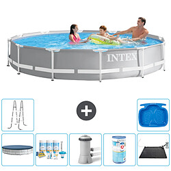 Intex Piscine ronde Prism Frame - Comprend des accessoires A1914