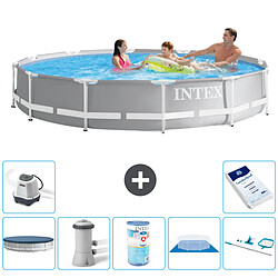 Intex Piscine ronde Prism Frame - Comprend des accessoires A1923