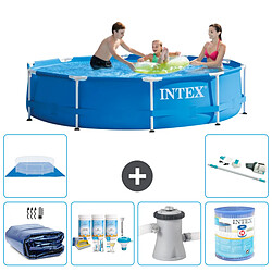 Intex Piscine à cadre ronde - Comprend des accessoires A1513