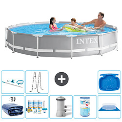 Intex Piscine ronde Prism Frame - Comprend des accessoires A1932