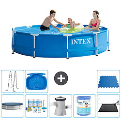 Intex Piscine à cadre ronde - Comprend des accessoires A1502