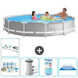 Intex Piscine ronde Prism Frame - Comprend des accessoires A1940