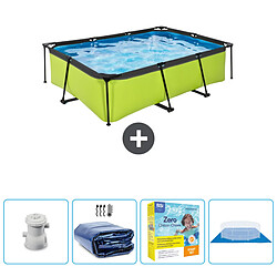 EXIT Lime Structure Piscine Rectangulaire