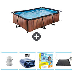 Exit Impression sur bois Piscine rectangulaire - Comprend des accessoires CB11