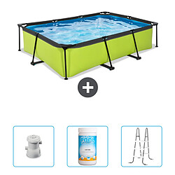 EXIT Chaux Piscine Rectangulaire - 300 x 200 x 65 cm