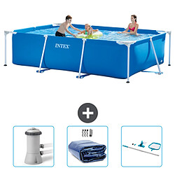 Intex Piscine Cadre Rectangulaire - 300 x 200 x 75 cm - Bleue