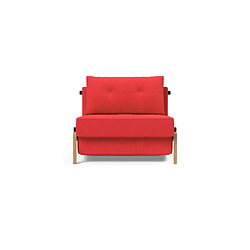 Inside 75 Fauteuil de relaxation tissu - Rouge